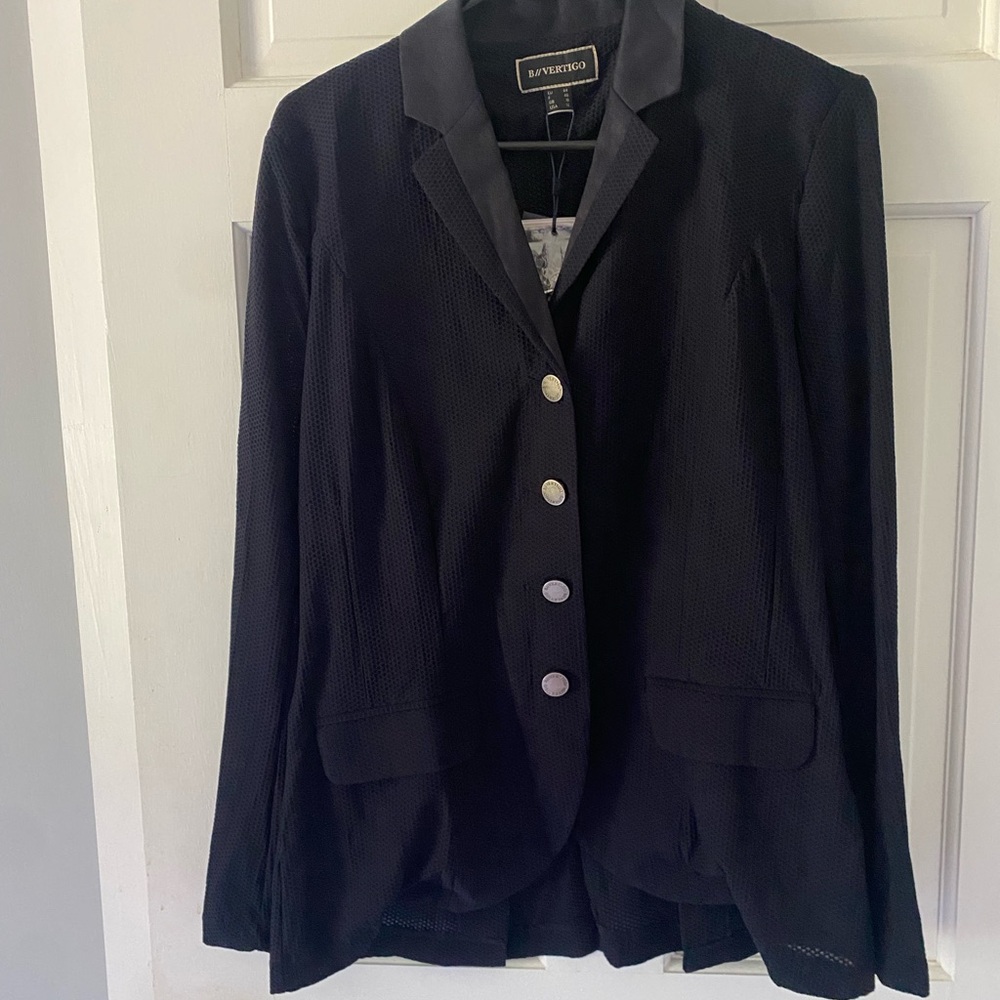 B vertigo Gabrielle Mesh Horse Show Jacket - US 14/EU 44
